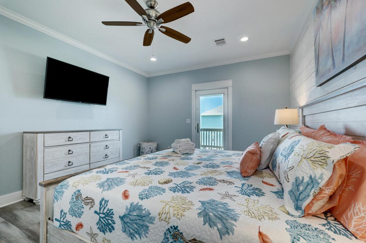 Beachfront - Hot Tub - Bbq - 14 Guests Bolivar Peninsula ภายนอก รูปภาพ