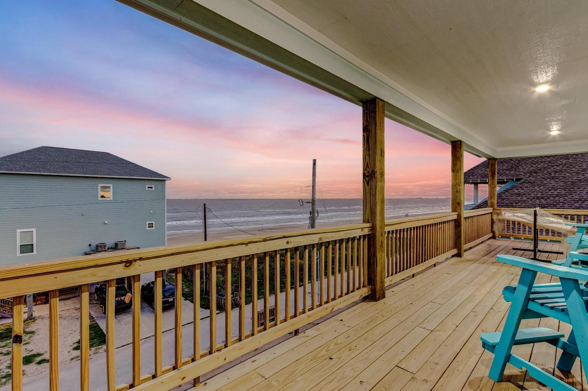 Beachfront - Hot Tub - Bbq - 14 Guests Bolivar Peninsula ภายนอก รูปภาพ